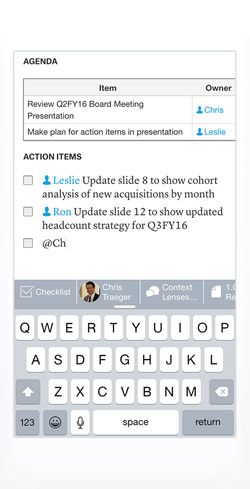 Living Documents in Quip