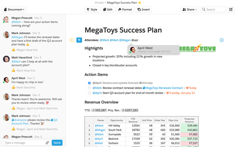 Image - Living Document Feature