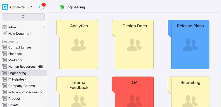 Organize work in a wiki in Quip