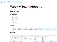 Meeting Notes Document
