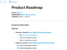 Roadmap Document