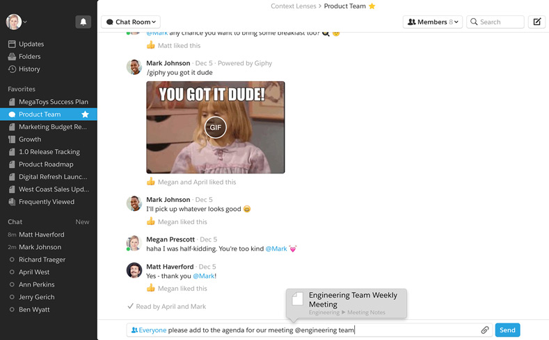 Image - Quip Chat Feature