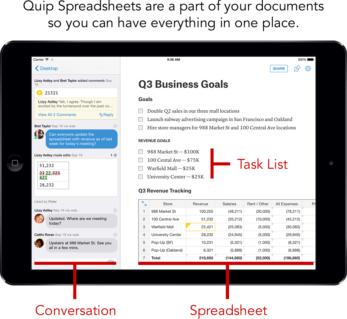 Quip Introducing Quip Spreadsheets