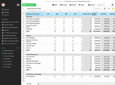 Headcount Spreadsheet 